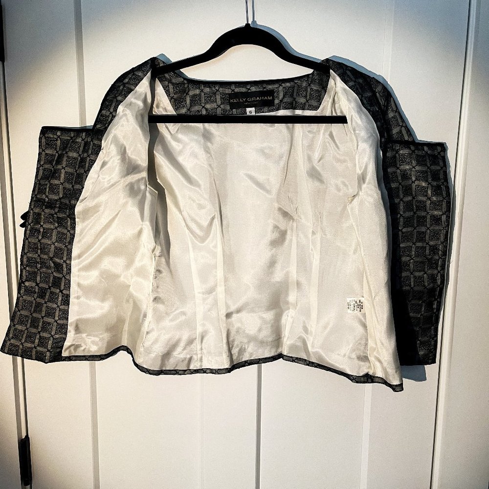 VTG Cute Secretary Skirt Suit Late 90s Kelly Graham 2 PC Size 6 Great Condition - Picture 3 of 7